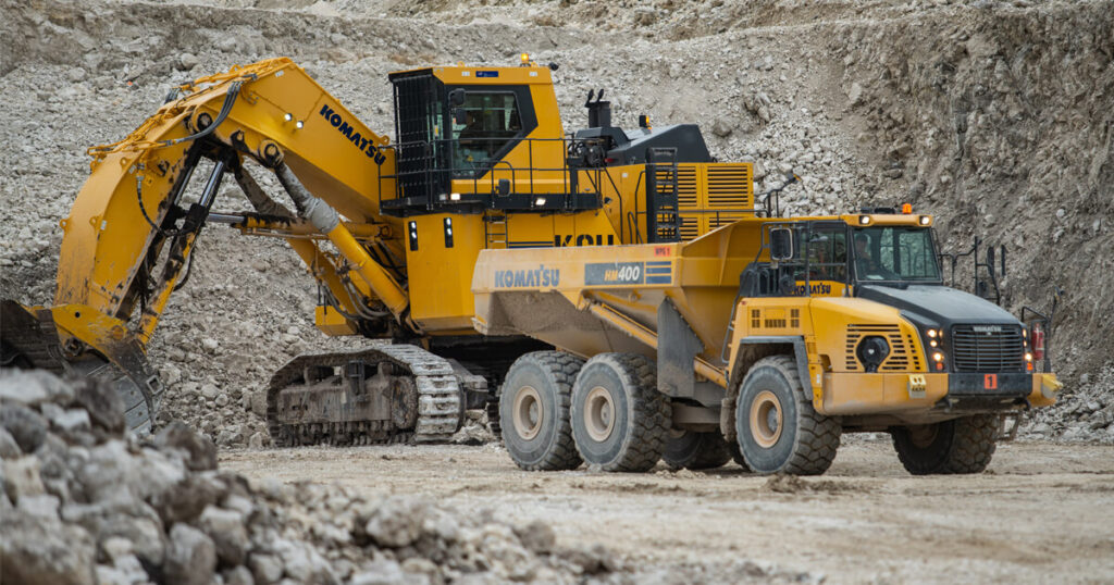 fb_komatsu Komatsu - oryginalne części, niezawodność na placu budowy