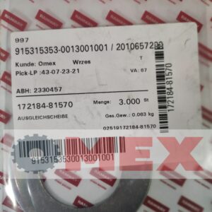 17218481570 Podkładka dystansowa 45x80x0,5 Yanmar SV26
